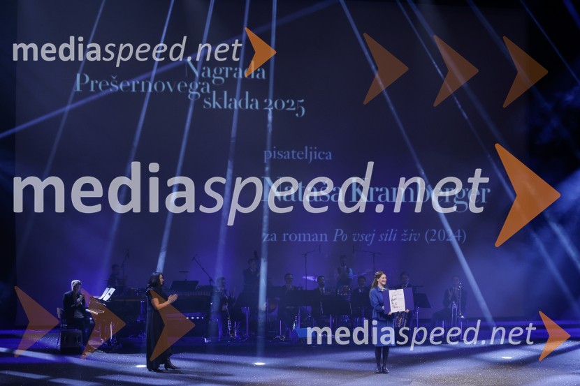  Zdenka Badovinac, kustosinja;  Nataša  Kramberger , pisateljicaDržavna proslava ob slovenskem kulturnem prazniku s podelitvijo Prešernovih nagrad