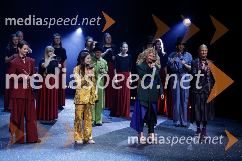  Nika Rozman, igralka;  Manca Kampuš, pevka, Koala Voice;  Vesna Pernarčič, igralka;  Tjaša  Železnik, igralkaDržavna proslava ob slovenskem kulturnem prazniku s podelitvijo Prešernovih nagrad