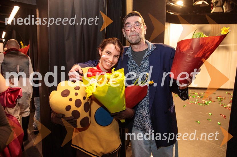  Klara Kastelec, igralka;  Matjaž Pograjc, režiserDogodivščine Zvitorepca, Trdonje in Lakotnika, premiera predstave v SMG Ljubljana