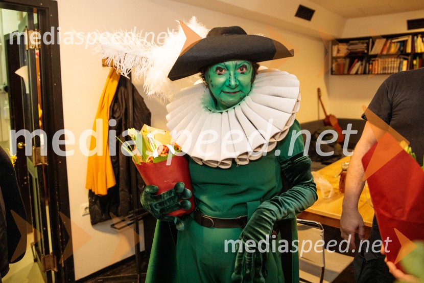  Janja Majzelj, igralkaDogodivščine Zvitorepca, Trdonje in Lakotnika, premiera predstave v SMG Ljubljana