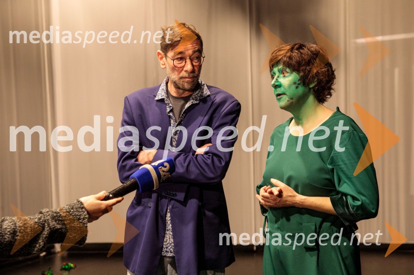  Matjaž Pograjc, režiser;  Janja Majzelj, igralkaDogodivščine Zvitorepca, Trdonje in Lakotnika, premiera predstave v SMG Ljubljana