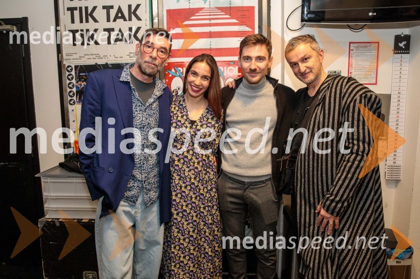  Matjaž Pograjc, režiser;  Klara Kastelec, igralka;  Jurica Marčec;  Ivan Peternelj, igralecDogodivščine Zvitorepca, Trdonje in Lakotnika, premiera predstave v SMG Ljubljana