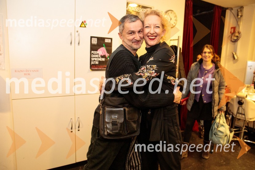  Ivan Peternelj, igralec;  Natalie  HorvatDogodivščine Zvitorepca, Trdonje in Lakotnika, premiera predstave v SMG Ljubljana