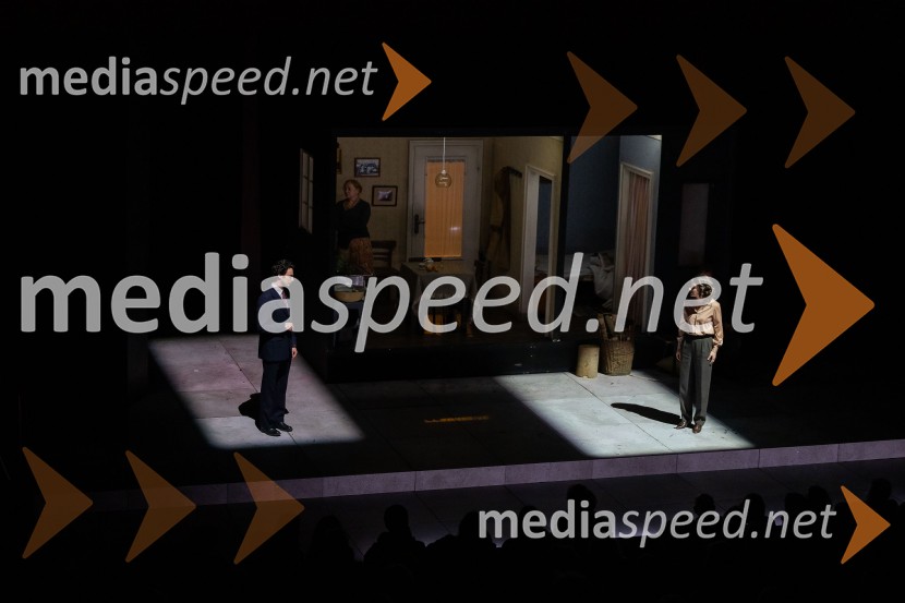  Žan Koprivnik, igralec;  Gaja Filač, igralkaIn ljubezen tudi, premiera predstave v Cankarjevem domu