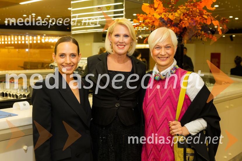  Ajda  Tratar, Združenje Manager;  Petra Juvančič, izvršna direktorica, Združenje Manager;  Barbra Drnač, novinarka, plesalka, koreografinja in televizijska voditeljicaIn ljubezen tudi, premiera predstave v Cankarjevem domu