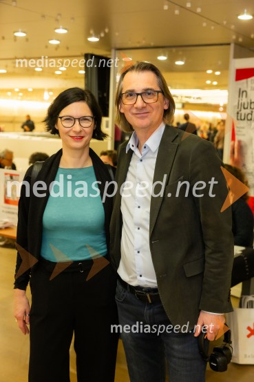  Špela Zorn, vodja programa SNG Drama Ljubljana;  Aleksandar  Popovski, režiser, umetniški direktor Drame SNG MariborIn ljubezen tudi, premiera predstave v Cankarjevem domu