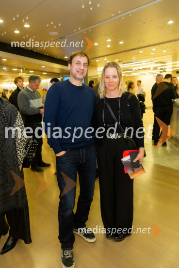  Aljaž Deu, direktor, Palačinkomat;  Tina Deu, Center RogIn ljubezen tudi, premiera predstave v Cankarjevem domu