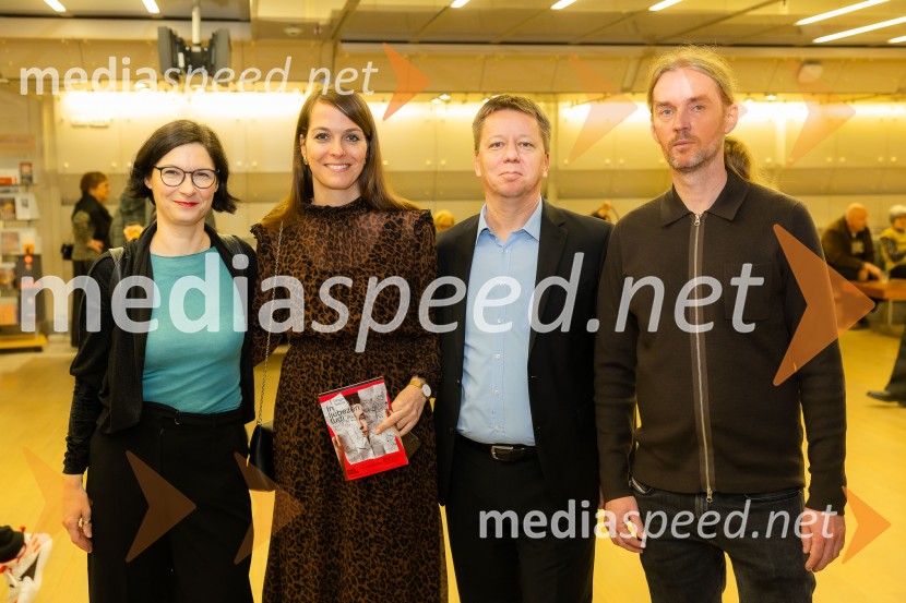  Špela Zorn, vodja programa SNG Drama Ljubljana;  Špela Lešnik, producentka Drame SNG Maribor;  Matjaž Partlič, SNG Maribor;  Andrej Jaklič, vodja gledališkega in sodobnoplesnega programa CDIn ljubezen tudi, premiera predstave v Cankarjevem domu