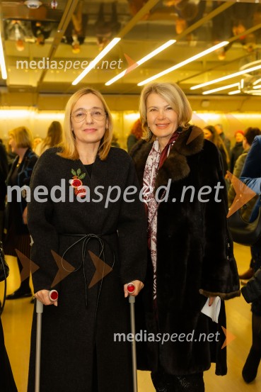 dr. Alja  Brglez, šefinja kabineta bivšega predsednika RS;  Nevenka Črešnar Pergar, lastnica in direktorica podjetja NP ConsultingIn ljubezen tudi, premiera predstave v Cankarjevem domu