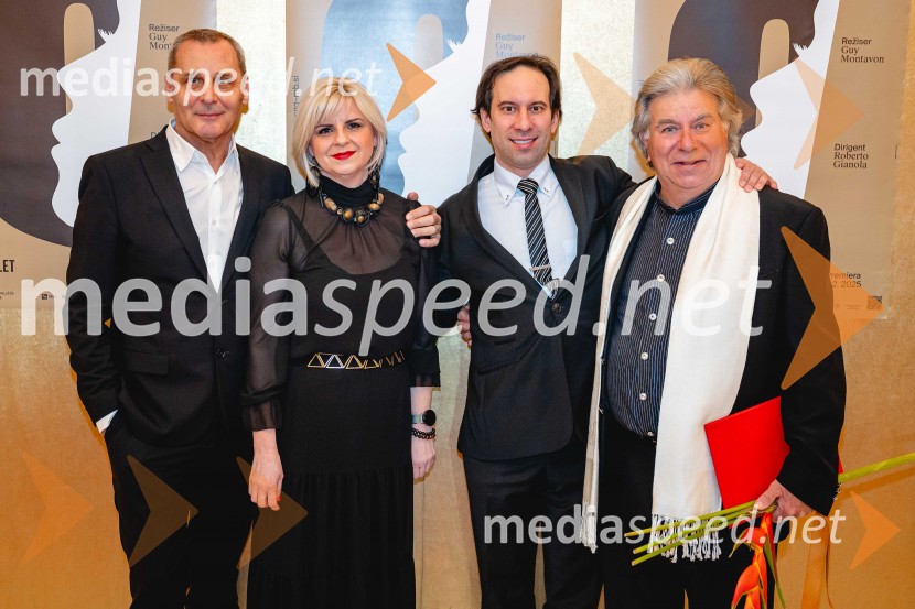  Danilo Rošker, direktor SNG Maribor;  Darja Čižek, marketing, SNG Maribor;  Simon Krečič, umetniški direktor Opere SNG Maribor;  Miro Solman, operni pevecOtello, premiera Verdijeve opere v SNG Maribor