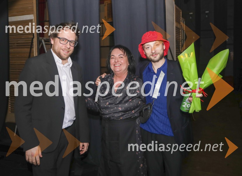  Anže Vrabec, avtor glasbenih priredb in korepetitor;  Mojca Partljič, igralka;  Matic Hrovat, kostumografDnevi zavrženosti, premiera Gledališče Koper