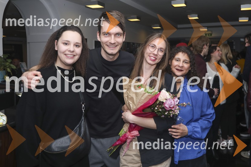  ... ;  Klavdij Starman;  Nina  Kuclar Stiković, dramaturginja;  Lina Akif, igralkaDnevi zavrženosti, premiera Gledališče Koper