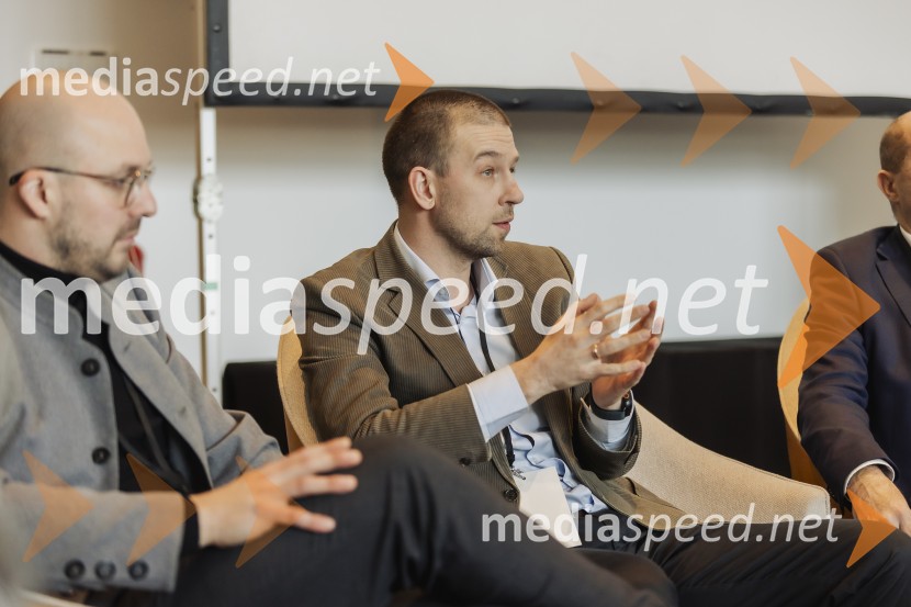  Matjaž Marinšek, generalni direktor Merit HP d.o.o.;  Mario Ivanković, direktor stebra pijač Merit HP d.o.o.Prvi Merit PortfolioTasting z novinarskim srečanjem in pokušino najnovejšega letnika šampanjca Dom Perignon 2015