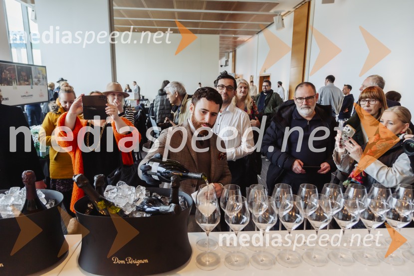 Prvi Merit PortfolioTasting z novinarskim srečanjem in pokušino najnovejšega letnika šampanjca Dom Perignon 2015