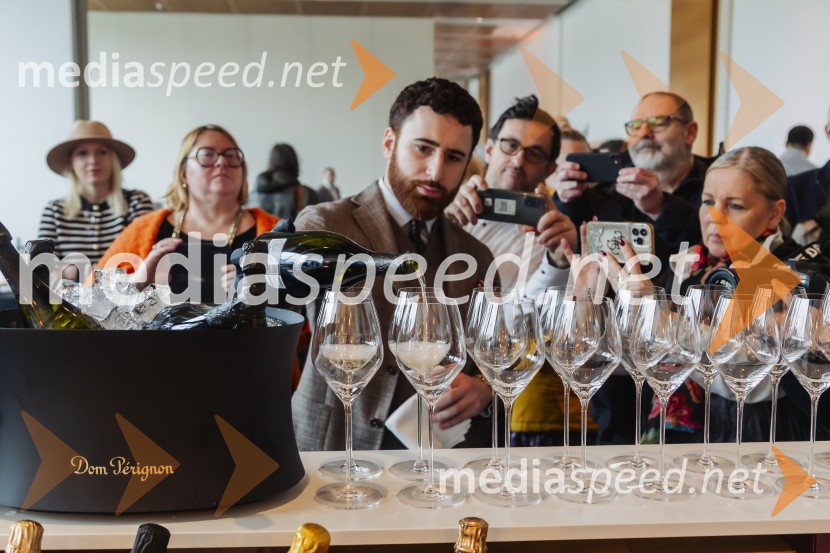 Prvi Merit PortfolioTasting z novinarskim srečanjem in pokušino najnovejšega letnika šampanjca Dom Perignon 2015