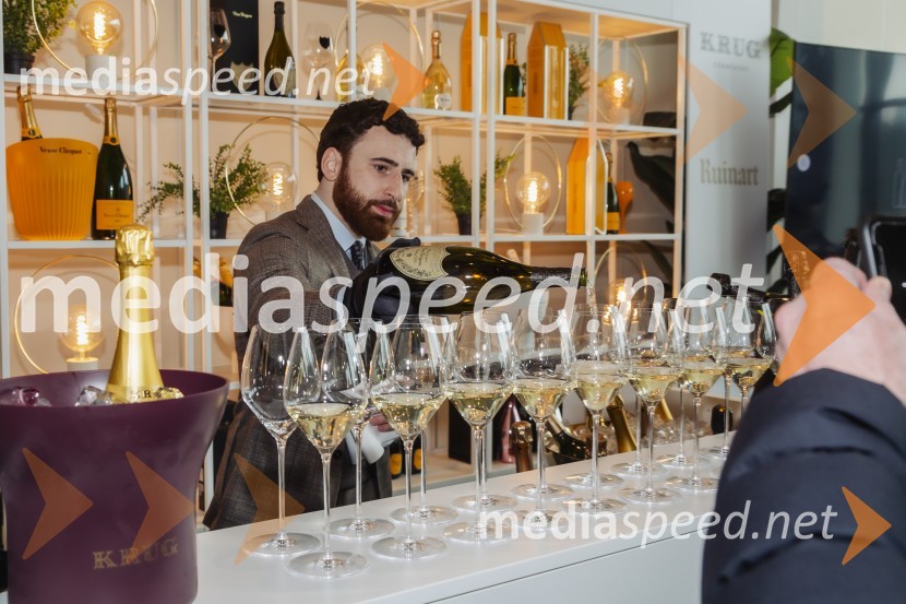 Prvi Merit PortfolioTasting z novinarskim srečanjem in pokušino najnovejšega letnika šampanjca Dom Perignon 2015