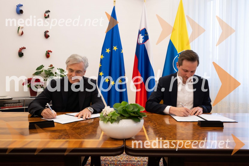  Črtomir Remec, direktor Stanovanjskega sklada;  Matija Kovač, župan, MO CeljeStanovanjski sklad RS bo v Celju gradil nova najemna stanovanja