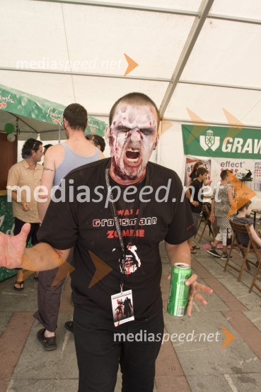Marko Mehtsun, organizacija festivala, Zombie walk na Grossmannovem festivaluGrossmannov festival filma in vina, zaključek