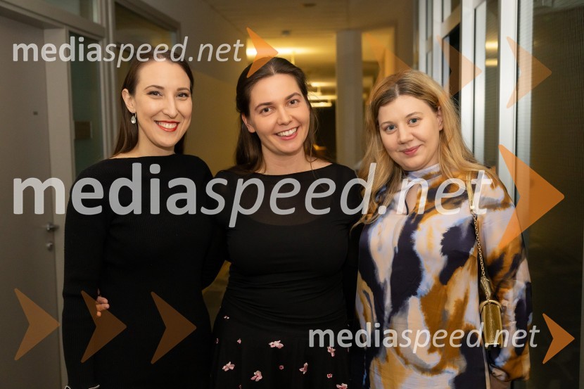  Sara Mitrović, višja pravna svetovalka, Mercator;  Ana  Kosmač;  Katja Deutschbauer, Odvetniška pisarna Senica & partnerji, d.o.o.Srečanje Alumni kluba Fundacije Parus 2025