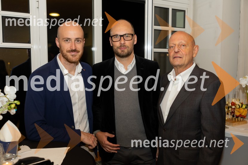  Jaka Kukavica, Pravna fakulteta UL; prof. dr.  Saša Zagorc, Pravna fakulteta UL;  Miro Senica, odvetnikSrečanje Alumni kluba Fundacije Parus 2025