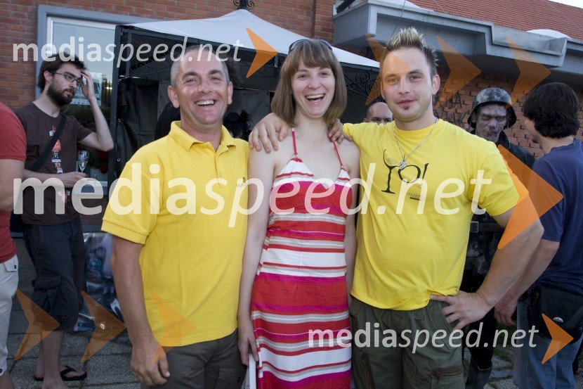 ..., Tjaša Kos, nekdanja slovenska vinska kraljica in Marko Zidarič, Jeruzalem OrmožGrossmannov festival filma in vina, zaključek