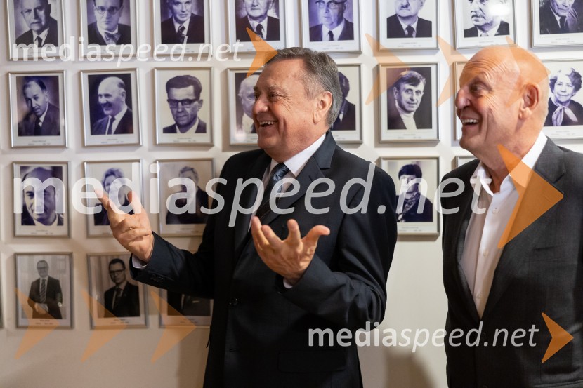  Zoran Janković, župan, Mestna občina Ljubljana;  Miro Senica, odvetnikSrečanje Alumni kluba Fundacije Parus 2025