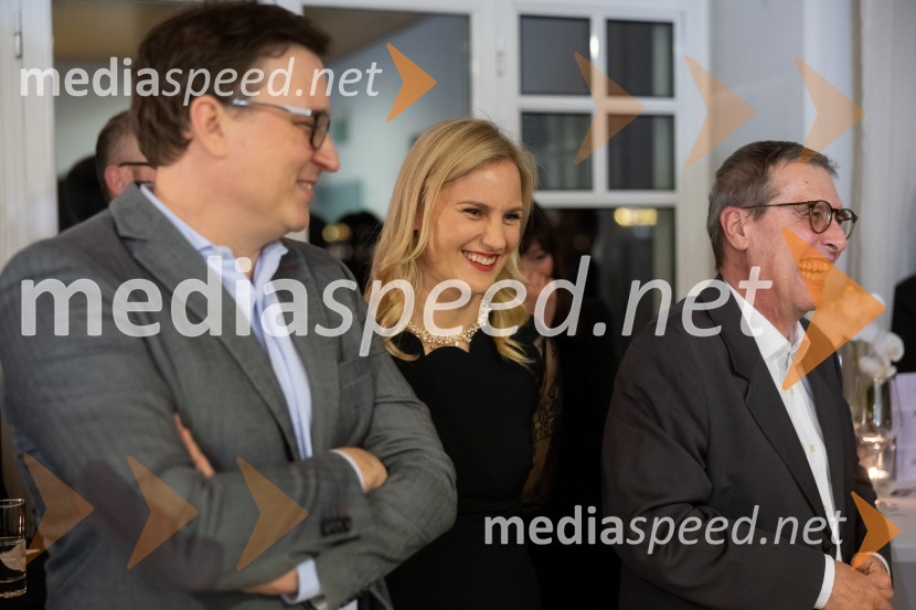  Boštjan  Koritnik , podžupan MOL;  Katarina Mervič, Odvetniška pisarna Senica & partnerji, d.o.o;  Tomaž MarinčekSrečanje Alumni kluba Fundacije Parus 2025