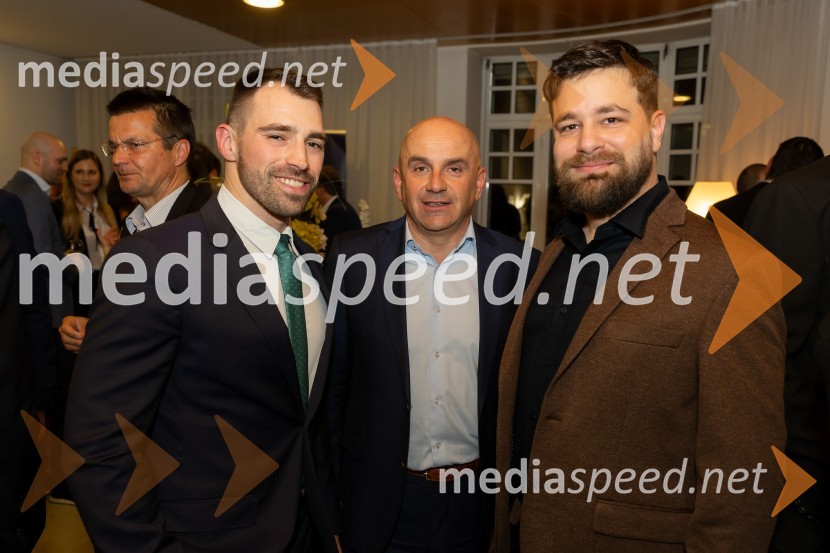  Tim Gregor Grünfeld, partner, Uniko;  Marjan Hribar, župan, Občina Šmarješke Toplice;  Aleksander Vujović, arhitekt, studio SUPASrečanje Alumni kluba Fundacije Parus 2025