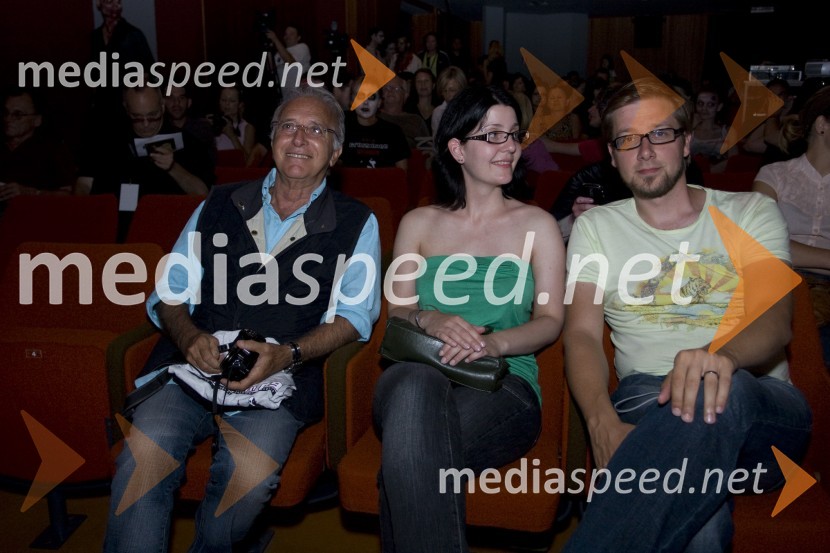 Ruggero Deodato, legenda italijanskega žanrskega filma in A.J. Annila, režiser s spremljevalkoGrossmannov festival filma in vina, zaključek