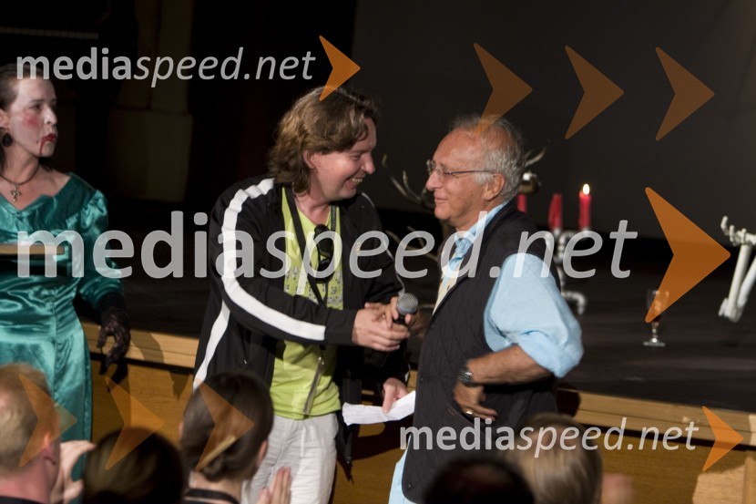 Andrej Košak, režiser in Ruggero Deodato, legenda italijanskega žanrskega filmaGrossmannov festival filma in vina, zaključek