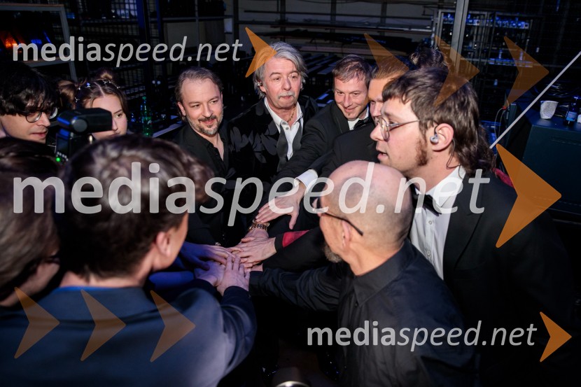  Aleksandar Pešut, Schatzi, glasbeni producent;  Robert Pešut - Magnifico, glasbenik;  Jan Gregorka, glasbenik, skupina Magnifico;  Luka Ipavec, glasbenik, skupina ManoucheMagnifico koncert