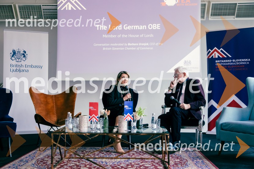  Barbara Uranjek, direktorica, Britansko-slovenska gospodarska zbornica;  Lord German, Poslanec Zgornjega doma Združenega kraljestvaČaj z razlogom: Reševanje kadrovske sestavljanke v Sloveniji