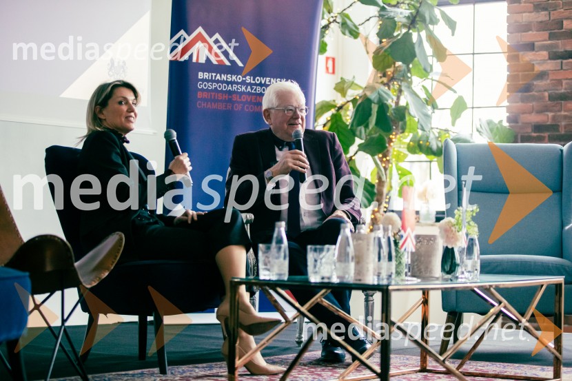  Lord German, Poslanec Zgornjega doma Združenega kraljestva;  Barbara Uranjek, direktorica, Britansko-slovenska gospodarska zbornicaČaj z razlogom: Reševanje kadrovske sestavljanke v Sloveniji