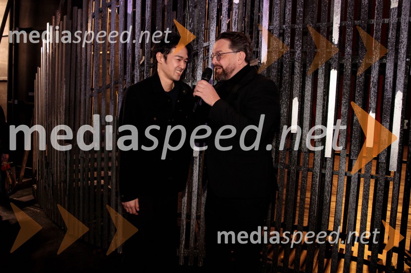  Kenta Yamamoto, baletnik;  Marko  Hribernik, direktor SNG Opera in balet LjubljanaHamlet, premiera baleta v SNG Opera in balet Ljubljana