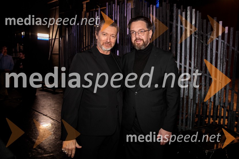  Renato Zanella, umetniški direktor ljubljanskega baleta;  Marko  Hribernik, direktor SNG Opera in balet LjubljanaHamlet, premiera baleta v SNG Opera in balet Ljubljana