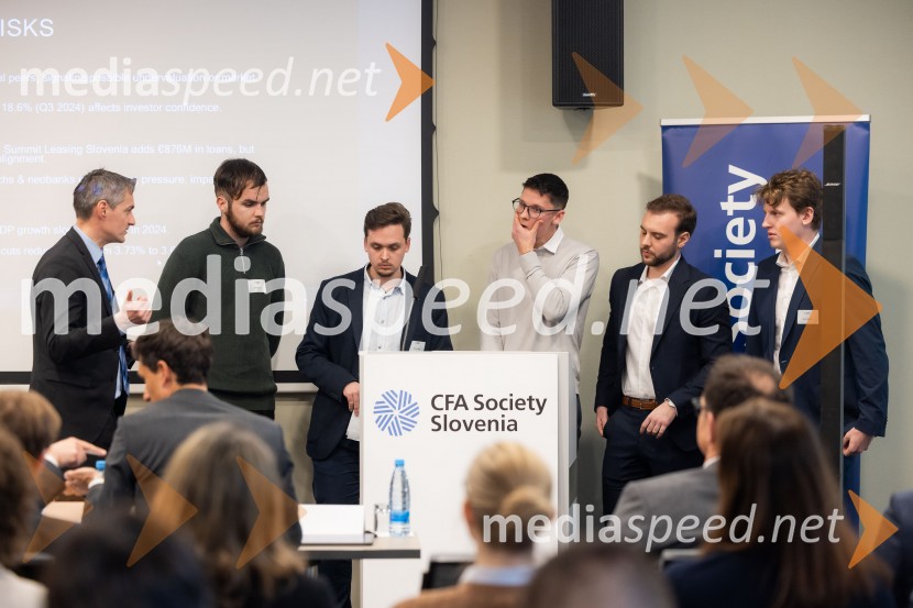 Bojan Ivanc, CFA društvo Slovenija;  Žak Kocjančič;  Klemen Sodec;  Jaka Rodšek;  ... ;  Darko  ZupancCFA Research Challenge 2024/2025