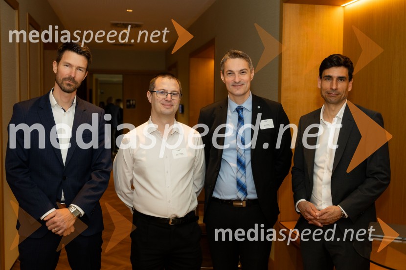  Blaž Hribar, CFA, sodnik;  Sašo Stanovnik, Adventura Holding;  Bojan Ivanc, CFA društvo Slovenija;  Andrej Petek, CFA, član uprave Triglav SkladiCFA Research Challenge 2024/2025