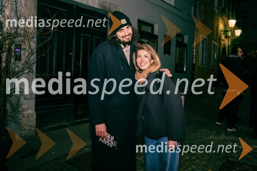  Mak  Tepšić, igralec;  Mila Peršin, igralkaNafta, premiera predstave v Mini teatru