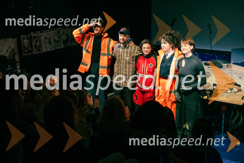  Gašper Lovrec, igralec;  Jernej Gašperin, igralec;  Diana  Kolenc, igralka;  Mojka Končar, igralka;  Lucija Ostan VejrupNafta, premiera predstave v Mini teatru