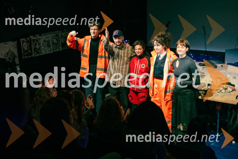  Gašper Lovrec, igralec;  Jernej Gašperin, igralec;  Diana  Kolenc, igralka;  Mojka Končar, igralka;  Lucija Ostan VejrupNafta, premiera predstave v Mini teatru