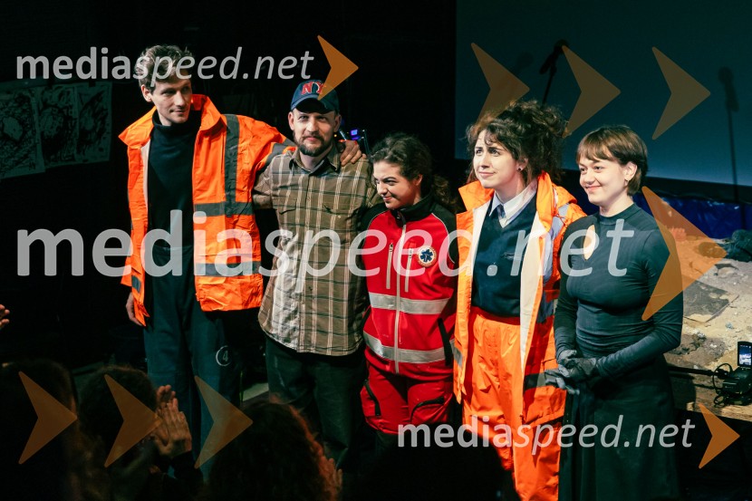  Gašper Lovrec, igralec;  Jernej Gašperin, igralec;  Diana  Kolenc, igralka;  Mojka Končar, igralka;  Lucija Ostan VejrupNafta, premiera predstave v Mini teatru