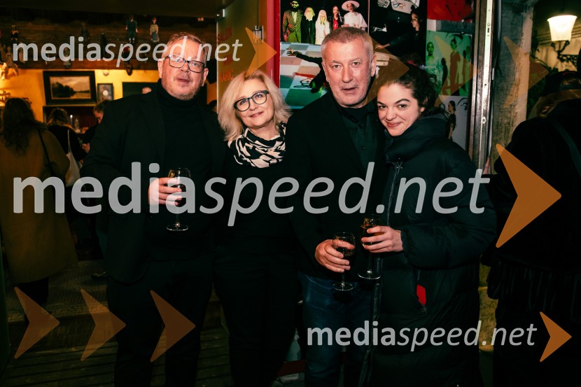  Lojze  Krajnčan, dirigent Big Banda RTV Slovenija ;  Nataša Barbara Gračner, režiserka in igralka;  Ivica Buljan, režiser;  Diana  Kolenc, igralkaNafta, premiera predstave v Mini teatru