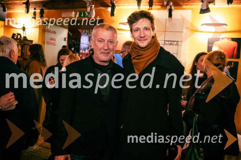  Ivica Buljan, režiser;  Gašper Lovrec, igralecNafta, premiera predstave v Mini teatru