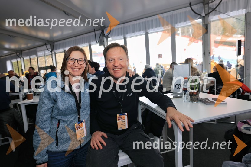  ... ;  Samo Pagon, vodja marketinga znamke Audi pri podjetju Porsche Slovenija d.o.o.64. Pokal Vitranc 2025, VIP druženje