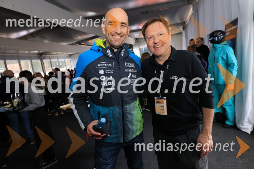  ... ;  Samo Pagon, vodja marketinga znamke Audi pri podjetju Porsche Slovenija d.o.o.64. Pokal Vitranc 2025, VIP druženje