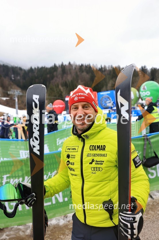  Rene  Mlekuž, nekdanji smučar, organizator Grubinega memoriala64. Pokal Vitranc 2025, VIP druženje