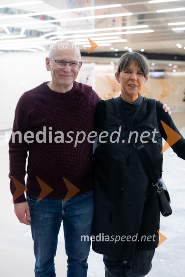 Dr. Mladen Dolar, filozof;  Barbara Rogelj, vodja humanističnega in kulturno-vzgojnega programa, Cankarjev domHamlet, predstava v Cankarjevem domu