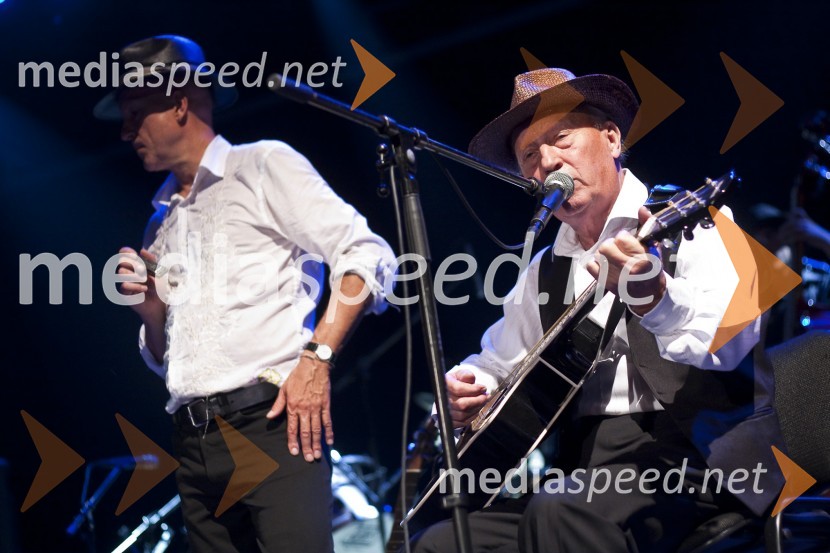 Milan Kreslin, oče Vlada KreslinaVlado Kreslin z gosti, koncert v Križankah