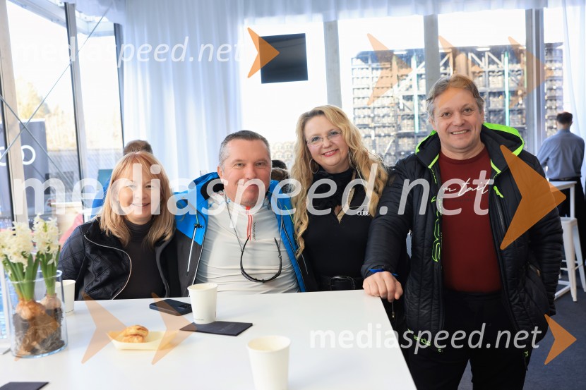  Ecaterina Clug;  ... ;  ... ;  Pia Pustovrh, voditeljica64. Pokal Vitranc 2025, VIP druženje