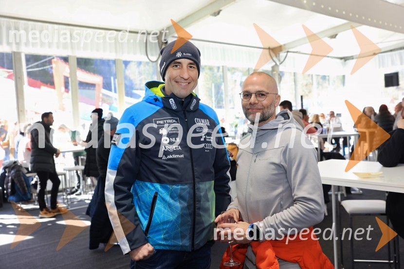  Jožko Križan, strateg v športnem marketingu, Smučarska zveza Slovenije; dr. Dean Korošak,  prorektor za znanstvenoraziskovalno dejavnost Univerze v Mariboru64. Pokal Vitranc 2025, VIP druženje